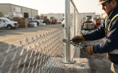 Choosing Commercial Chain Link Fences for Durability and Site Safety